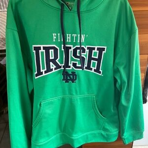 Champion Green Hoodie notre dame fighting Irish